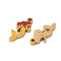 Подвески из нержавеющей стали 304 с эмалью&nbsp;STAS-Z139-03G-05