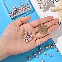 1 нить бусин из натурального культивированного пресноводного жемчуга&nbsp;PEAR-SC0001-39