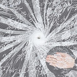 Нейлоновая кружевная ткань для ресниц&nbsp;AJEW-WH0314-65B