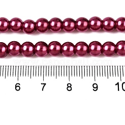 Выпечка окрашены перламутровый стекла жемчужные нити круглый шарик&nbsp;HY-Q003-6mm-14