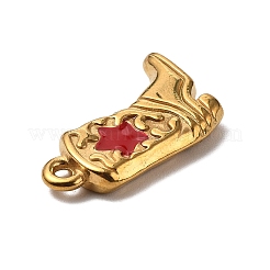 Подвески из нержавеющей стали 304 с эмалью&nbsp;STAS-P395-07G