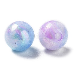 Двухцветные непрозрачные акриловые бусины&nbsp;SACR-P024-01A-W10