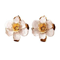 Серьги-гвоздики из сплава и эмали&nbsp;FS-WG16B62-03