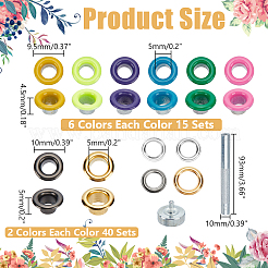 8 стиль железные люверсы люверсы фурнитура&nbsp;IFIN-WR0001-17