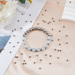 500 шт. разделительные бусины из нержавеющей стали 304&nbsp;STAS-DC0015-68