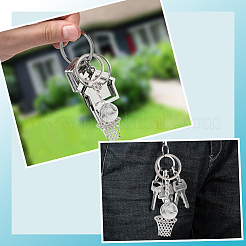 2шт. брелки с подвеской в виде баскетбольного сплава&nbsp;KEYC-SC0001-95P