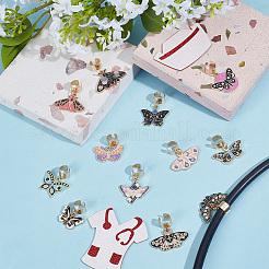 12 шт. подвеска-стетоскоп из эмалевого сплава&nbsp;HJEW-OC00165