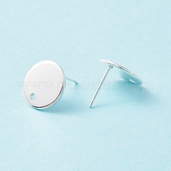 201 фурнитура для сережек-гвоздиков из нержавеющей стали&nbsp;STAS-P308-09B-S