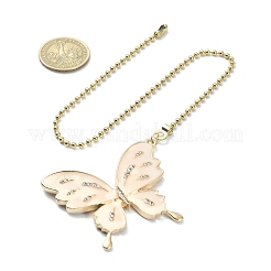 Удлинители тяговой цепи потолочного вентилятора из сплава бабочки со стразами&nbsp;FIND-JF00115-04