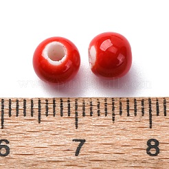 Фарфоровые бусины ручной работы&nbsp;PORC-D300-A15