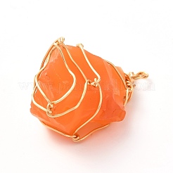 Кулоны из грубого необработанного натурального камня&nbsp;PALLOY-JF00848