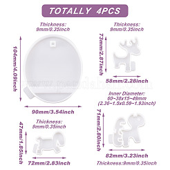 4шт 4 стиль держатели для мобильных телефонов своими руками силиконовая форма&nbsp;DIY-MP0001-12