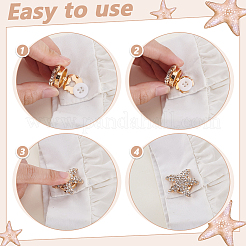 4 шт. 2 стиля запонок из сплава&nbsp;AJEW-GA0009-06