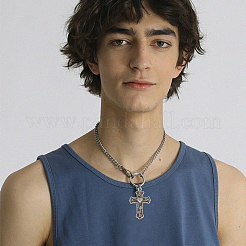 130 шт. 13 стиля подвески из сплава в виде креста в тибетском стиле&nbsp;FIND-WR0011-41