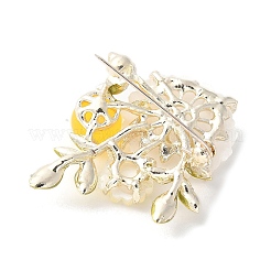 Броши из цветочного сплава для одежды-рюкзака&nbsp;LS-JEWB-F038-03LG