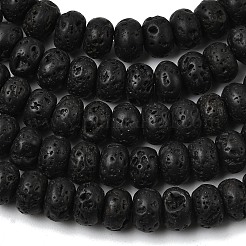 Бусы из натуральной лавы&nbsp;G-A280-A18-01