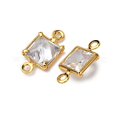 Латунные подвески из прозрачного кубического циркония&nbsp;KK-Z121-06G-02