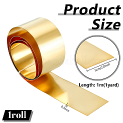 1м плоские латунные рулоны&nbsp;DIY-WH0308-770