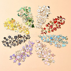 30шт 30 стиля подвески из сплава с эмалью&nbsp;ENAM-YW0003-99