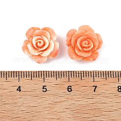 Резные бусины из окрашенного синтетического коралла&nbsp;CORA-C004-01A