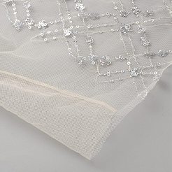 Полиэстеровые ткани с пайетками&nbsp;DIY-WH20048-027A