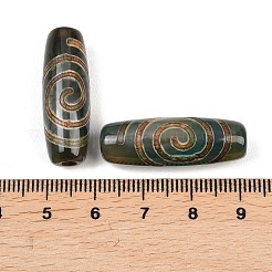 Тибетского стиля бусы дзи&nbsp;TDZI-E004-49