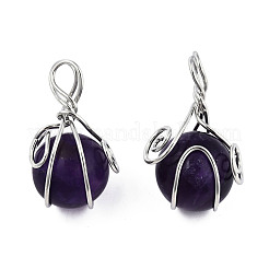 Подвески из натурального аметиста &nbsp;G-N333-013A