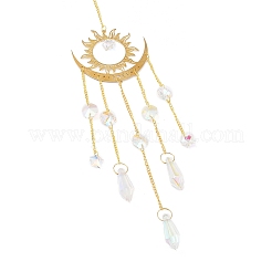 Латунные большие подвесные украшения&nbsp;LS-HJEW-M005-04C-G