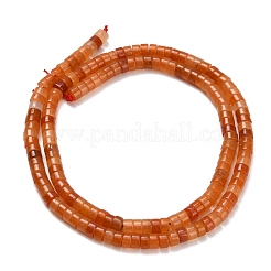 Натуральный красный авантюрин бисер нитей&nbsp;G-Z110-A10-2x4mm-03