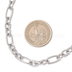 Женские цепочки Фигаро из нержавеющей стали 304 толщиной 7 мм&nbsp;NJEW-JN05925