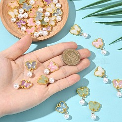 30шт 6 цвета подвески ручной работы лэмпворк&nbsp;LAMP-YW0004-11