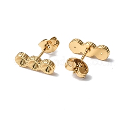 Ионное покрытие (ip) 304 нержавеющая сталь гвоздики фурнитура для сережек&nbsp;STAS-F286-08G