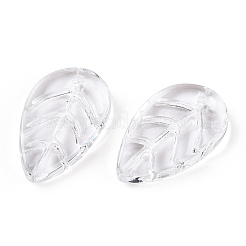 Прозрачные стеклянные бусины-лепестки&nbsp;GLAA-N001-09