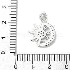 Латунные микропаве прозрачные подвески с фианитом&nbsp;KK-L254-05P