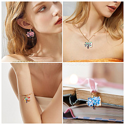 30шт 15 цвета сплава эмалевые подвески&nbsp;ENAM-TA0009-02