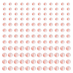 300 шт. матовые прозрачные стеклянные бусины&nbsp;GLAA-TA0002-78D
