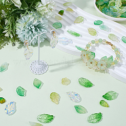 120шт 12 стиля прозрачные стеклянные подвески&nbsp;GLAA-SC0002-84