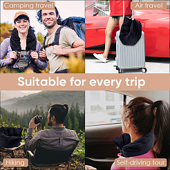 Бархатная дорожная наволочка из полиэстера&nbsp;AJEW-WH20006-66A