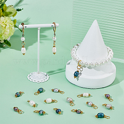 40шт. Подвеска из натурального культивированного пресноводного жемчуга в 4 стилях&nbsp;PALLOY-WR00023