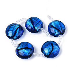 Стеклянные бусины&nbsp;FOIL-N029-07