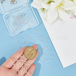 80 шт. разделительные бусины из нержавеющей стали 304&nbsp;STAS-BBC0008-27C-P