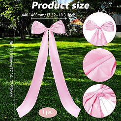 Украшение бантом из полиэстера&nbsp;AJEW-WH0695-228A