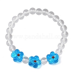 Эластичные браслеты из хрустальных бусин для женщин&nbsp;BJEW-JB12791-02