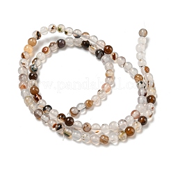 Нити из натурального дендритного агата&nbsp;G-A232-A01-01