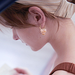 24шт 4 цвета сплава эмалевые подвески&nbsp;ENAM-AR0001-65