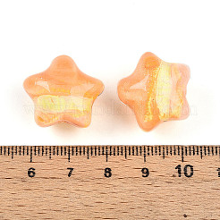 Прозрачные акриловые бусины с градиентным цветом&nbsp;TACR-P012-01B-06