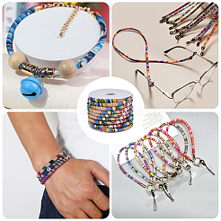 1 рулон этнических шнуров из полиэстера&nbsp;OCOR-CY0002-56A