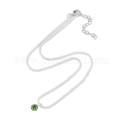 Латунь подвесные ожерелья&nbsp;NJEW-P303-01