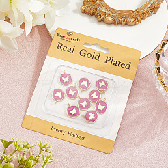 Кулоны с эмалью из латуни&nbsp;KK-BBC0020-43