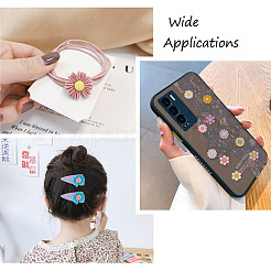 Кабошоны из непрозрачной смолы в 200 стилях&nbsp;RESI-CD0001-09